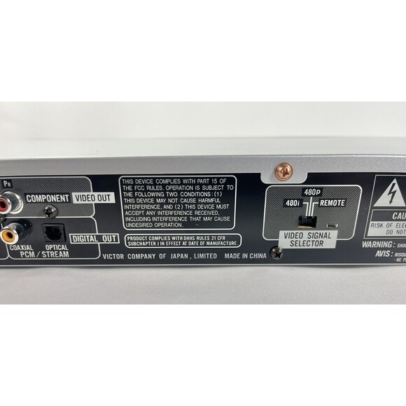 JVC XV-N44SL Silver DVD Player No Remote Tested Working - Picture 9 of 12